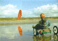A kite buggy