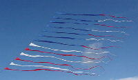 American Flag Streamers