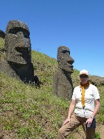 Moai at  Rano Raraku